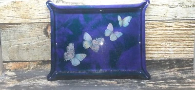 Bandeja mariposa grande hecha a mano  Foto 1 de 3