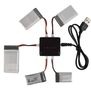 1 To 5 3.7v🇬🇧Intelligent Lipo Battery USB Charger MX2.0-2P For RC Toys. - Picture 1 of 2