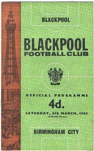 Blackpool v Birmingham City 1964/5 (6 Mar) - Picture 1 of 1