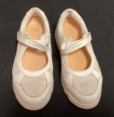 Dr Comfort Womens Orthopedic Diabetic Support 6.5W White Sneaker Shoes Susie - Image 1 of 4
