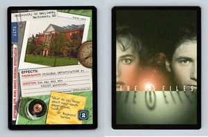 University Of Maryland - The X-Files 1996 Premier Common CCG Card - Picture 1 of 1