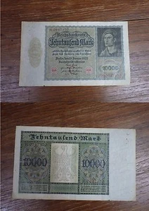 Billet Reichbanknote 10000 Mark Zehntausend BERLIN 1922 GERMANY DEUTSCHLAND (3) - Picture 1 of 3