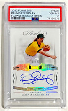 2022 Flawless Dennis Eckersley On-Card Auto #d 15/25 PSA 10 GEM MINT Oakland A's