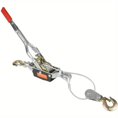 PARANCO VERRICELLO ARGANO MANUALE GANCIO TRAINO 2T 2000KG FUNE CAVO ACCIAIO - Immagine 1 di 4