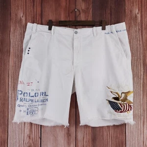 Polo Ralph Lauren Mens Big & Tall 44B USA Flag Eagle Our Glorious Banner Shorts - Picture 1 of 15