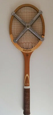 Dunlop Diplomat raquette Tennis vintage avec serre carde Zephyr - Photo 1/4