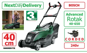 BOSCH Advanced ROTAK 40-650 240v Mower CORDED 06008B9H70 4059952658131 - Picture 1 of 8