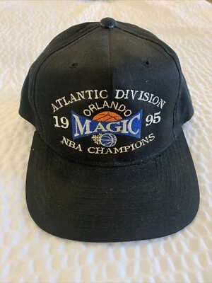 Atlantic Division Orlando Magic 1995 Campeones NBA Conferencia Este Finales Sombrero Foto 1 de 4
