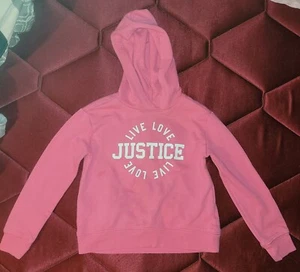 Girls Justice Hoodie Size XS 6 - Picture 1 of 2