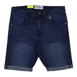 SHORT BERMUDA JEANS UOMO LOSAN 1135 311 9662AL COTONE BLU ORIGINALE PE 2023 - Picture 1 of 3