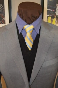 NWT JoS A Bank mens 2 btn tailored fit heather gray wool suit sz 41L pants 33x32 - Picture 1 of 7