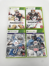 Lot of 4 - Madden NFL 11 12 13 25 Microsoft Xbox 360 TESTED WORKS - XB25