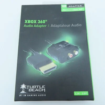 Turtle Beach TBS-0100-01 Ear Force Audio Adapter .9 FT For Xbox 360 New - Image 1 of 4
