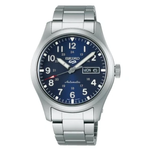 New Seiko 5 Sports SRPG29 Steel Blue Dial Day Date Automatic Men's Watch - Picture 1 of 1