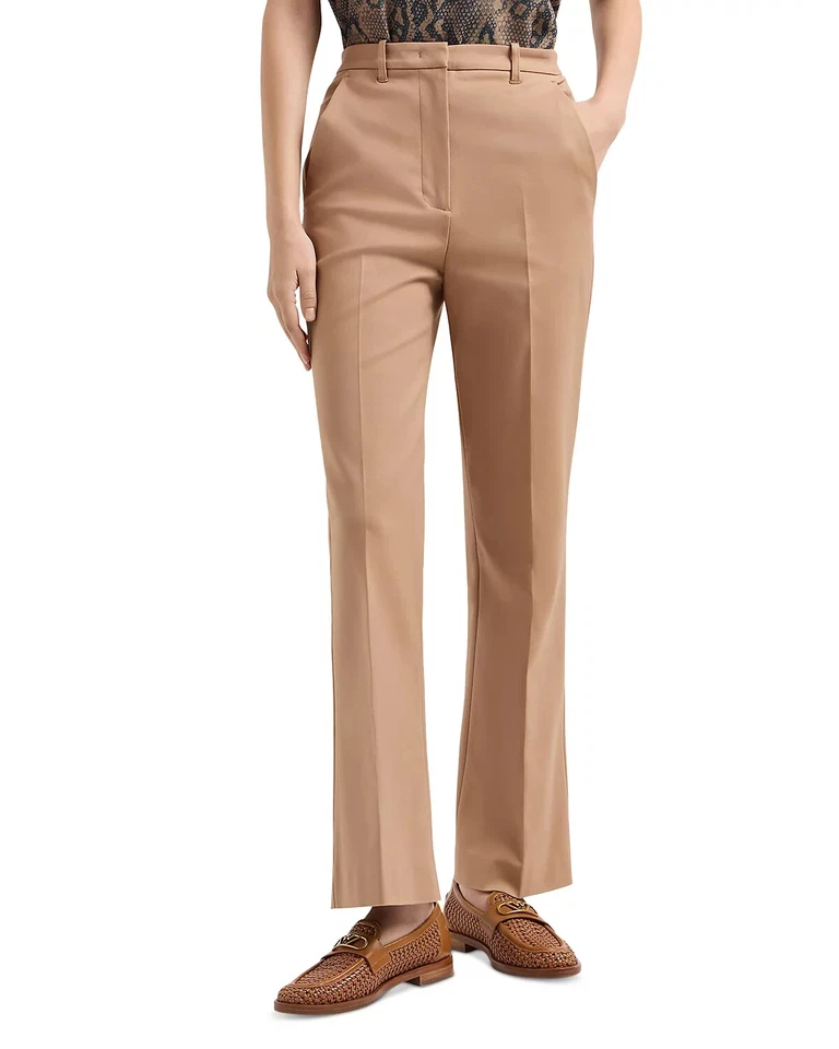 NEW Emporio Armani Stretch Flare Leg Pants CAMEL SIZE 4 US- 40 IT/100%AUTHENTIC - Image 1 of 4