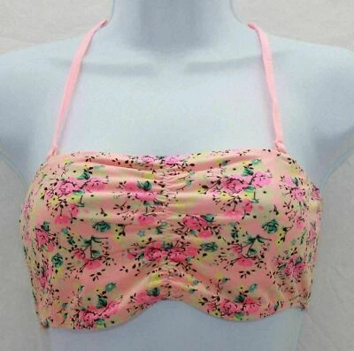 Native Intimates Bralette Removable Straps Pink Floral Size Medium - Image 1 of 2