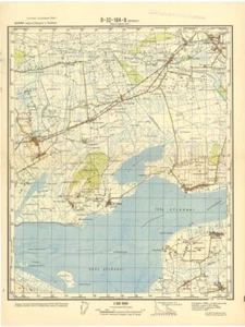 Mapa topográfico militar soviético ruso - BROVST (Dinamarca), 1:50 000, edición 1961 - Imagen 1 de 5
