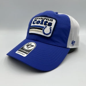 Indianapolis Colts '47 Campscape Relaxed Trucker Adjustable Hat - Patch **NEW** - Picture 1 of 10