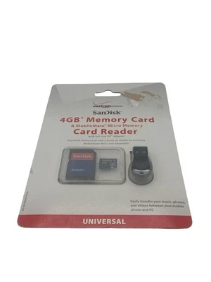 NUEVO lector de tarjetas de memoria micro SanDisk MobileMate Verizon Wireless sellado de fábrica Foto 1 de 2