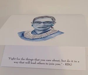 RBG Ruth Bader Ginsberg 12 Zettelkarten VINTAGE OVP sehr guter Zustand 5,0 x 4,5 inch - Bild 1 von 9