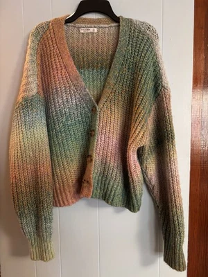 Cárdigan para mujer Arizona 2XL multicolor manga larga abotonada Foto 1 de 3