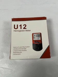 Kits de prueba de hemoglobina con 50 tiras reactivas de hemoglobina, medidor de prueba de hemoglobina  - Imagen 1 de 6