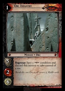 LOTR TCG 5C106 Orc Infantry Battle of Helm's Deep - Picture 1 of 1