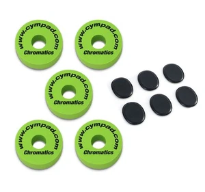 Cympad Chromatics Fieltro Pélvico Set 40mm 5 Piezas Verde con Almohadillas Amortiguadoras de Piel - Imagen 1 de 9