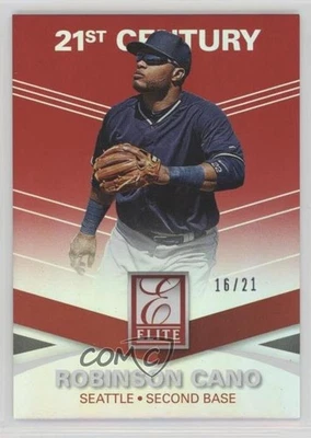 2015 Panini Elite 21st Century Red /21 Robinson Cano #42 - Image 1 of 2