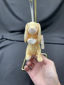 Gorro Ty Ornament GRACE the Rabbit amarillo mantecoso cesta de Pascua 4" 2001 MWMTs - Imagen 1 de 4