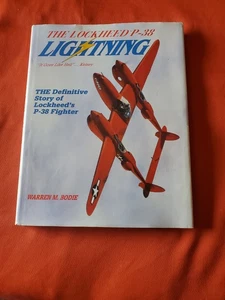 The Lockheed P-38 Lightning Warren Bodie HC 1991 Military Fighter Plane Signed - Imagen 1 de 5