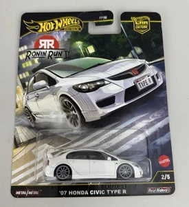 Hot Wheels 2025 Premium Car Culture Ronin Run II '07 HONDA CIVIC TYPE R 2/5 - Picture 1 of 6