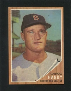 #101 CARROLL HARDY, Red Sox - 1962 Topps: NM+, pack fresh, good gloss 220653e - Bild 1 von 3