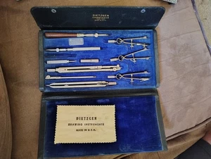 Vintage Dietzgen Commander Mechanical Drafting/Drawing Instrument Set - Picture 1 of 6