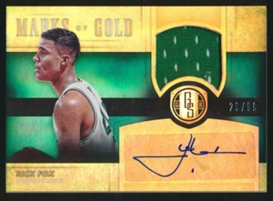 2015-16 Panini Gold Standard Rick Fox #33 Auto Game worn jersey Card /99 Celtics - Picture 1 of 2