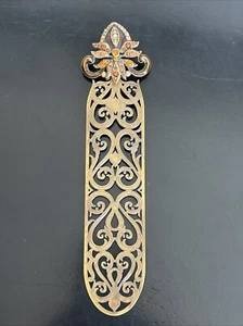 Vintage Jay Strongwater Collectible Bookmark. Pre Owned In Great Condition. - Imagen 1 de 7