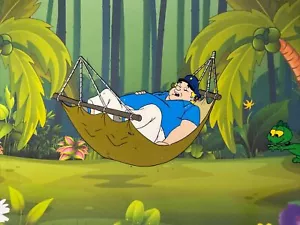 Gilligan's Island Animation Cel "The New Adventures Of Gilligan" Cartoon I16 - Bild 1 von 8
