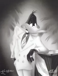 Daffy Duck-Looney Tunes Portrait Series Giclee by Sabin & Bodner-Numbered 90/100 - Picture 1 of 13