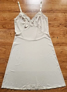 Abito completo slip avorio SETOSO SECONDA PELLE MORBIDO NYLON PIZZO taglia 36'' SHADOWLINE USA - Foto 1 di 10