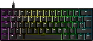 Durgod HK - Venus RGB Tastiera Meccanica - 60% ISO UK Layout (Gateron Yellow) - Bild 1 von 8