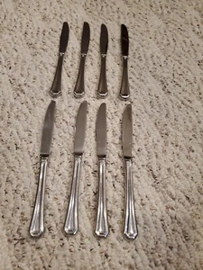 8 Gorham FAIRVIEW 18/10 Stainless Steel dinner knives flatware - Picture 1 of 2