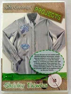 ANITA GOODESIGN PROJECTS Shrinky Flowers Embroidery CD Collection PROJ 17 >NEW< - Picture 1 of 2