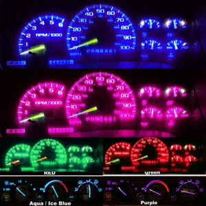 LED KIT For Silverado Tahoe Suburban GMC 95-99 CHEVY CLUSTER + Climate Control - Picture 1 of 15