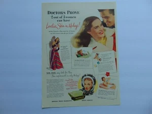 1946 PALMOLIVE BEAUTY SOAP Lovelier skin in 14 days vintage art print ad - Picture 1 of 1
