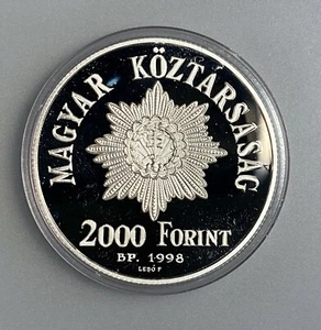 Hungary 2000 Forint 1998 Bp KM# 727 Proof sterling silver - Picture 1 of 2