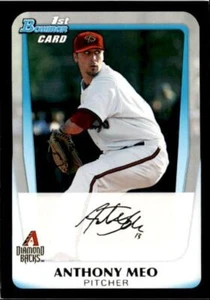 2011 Bowman Draft Picks & Prospects Anthony Meo Arizona Diamondbacks #BDPP59 - Picture 1 of 2