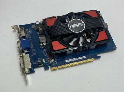 2GB Asus nVidia GeForce GT630 DVI / HDMI / VGA PCI-e Graphics Video Card (GPU) - Image 1 of 4
