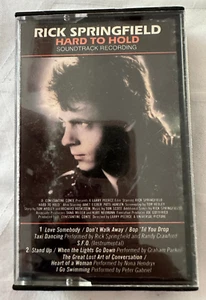 VINTAGE CASSETTE RICK SPRINGFIELD HARD TO HOLD 1984 - Picture 1 of 2