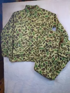 Vintage Caliber Sportsman Apparel Camo Suit Men's Medium Shirt Pants (32x30) - Picture 1 of 18