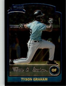 2003 BOWMAN CHROME - RC #223 TYSON GRAHAM FLORIDA MARLINS